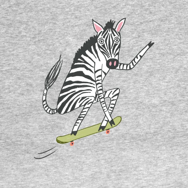 Zebra Skater by Das Brooklyn